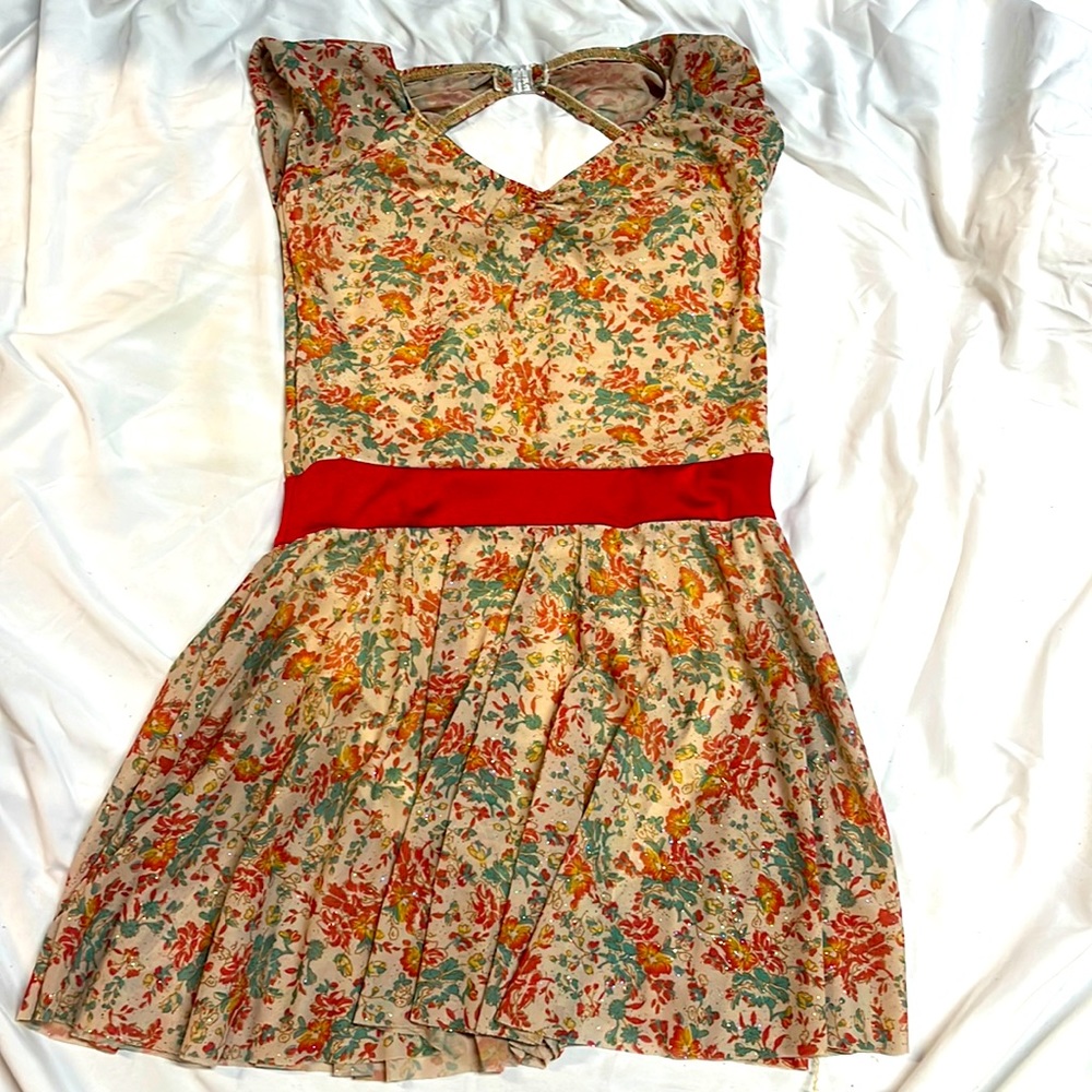 Floral dance costume